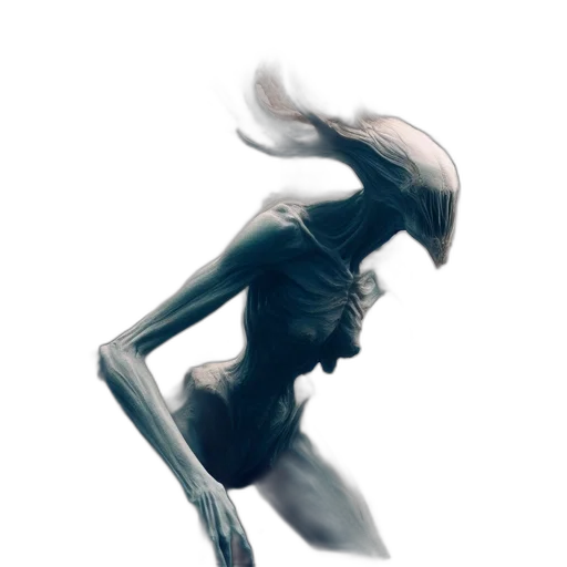 creature, mask, robot, hair transparent PNG cut-out