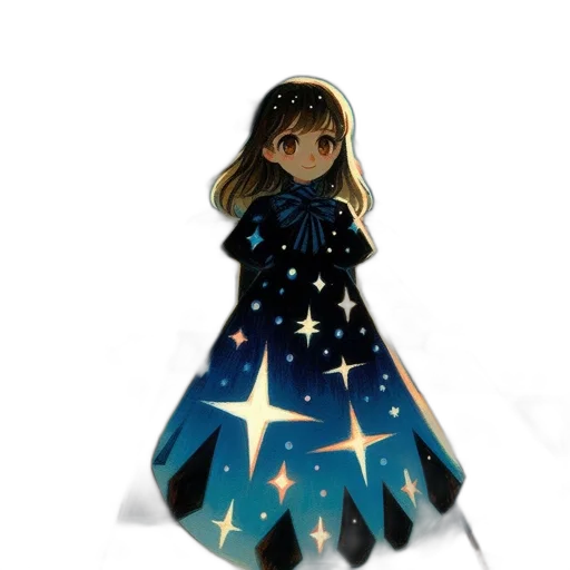 dress, staff, fantasy art, concept art transparent PNG cut-out