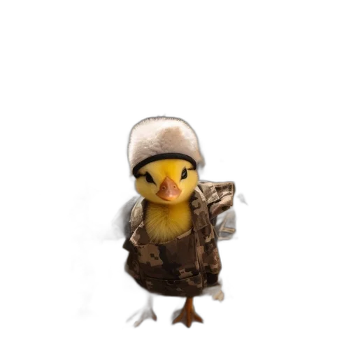 hat, animal, jacket, staff transparent PNG cut-out