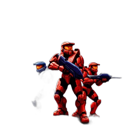weapon, robot, pixel art, concept art transparent PNG cut-out