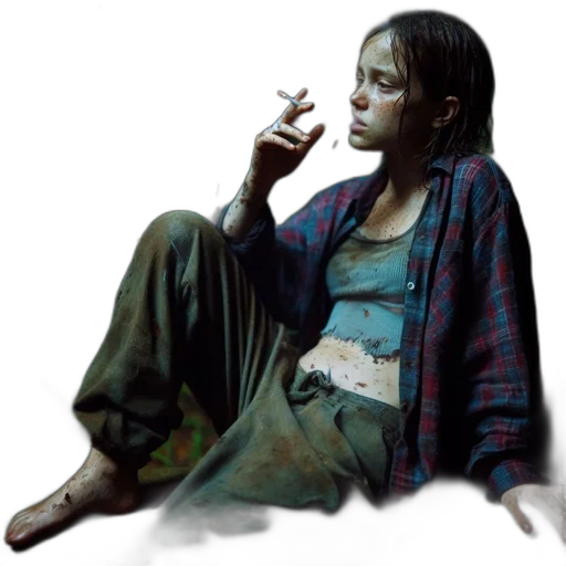 jacket, concept art, photorealistic, oil painting transparent PNG cut-out