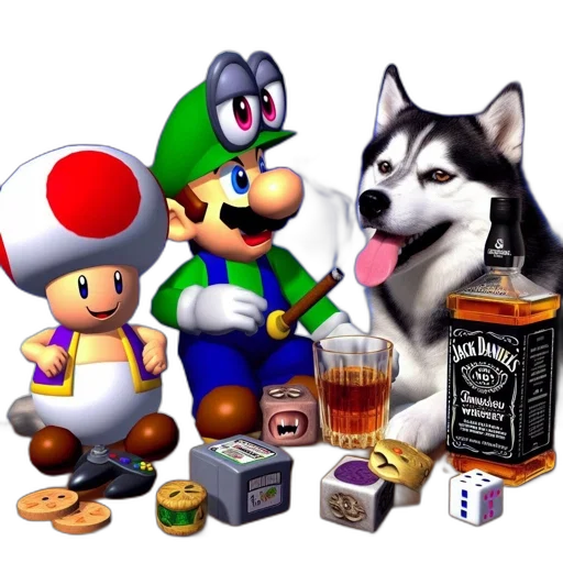 animal, food, pixel art, concept art transparent PNG cut-out
