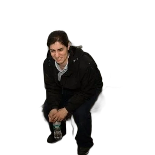 staff, jacket, creature, shoes transparent PNG cut-out