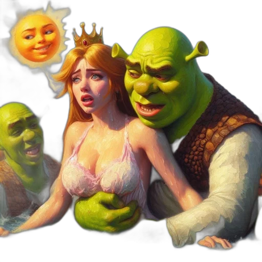 crown, face, mask, 3d render transparent PNG cut-out