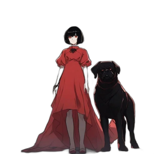 dress, animal, creature, concept art transparent PNG cut-out