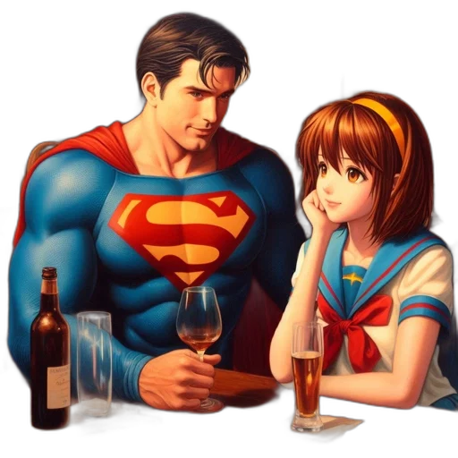 bottle, food, comic book art, pixel art transparent PNG cut-out