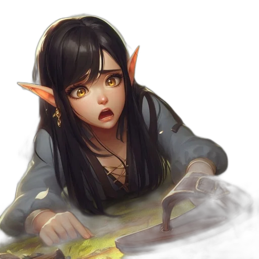 staff, dragon, face, weapon transparent PNG cut-out