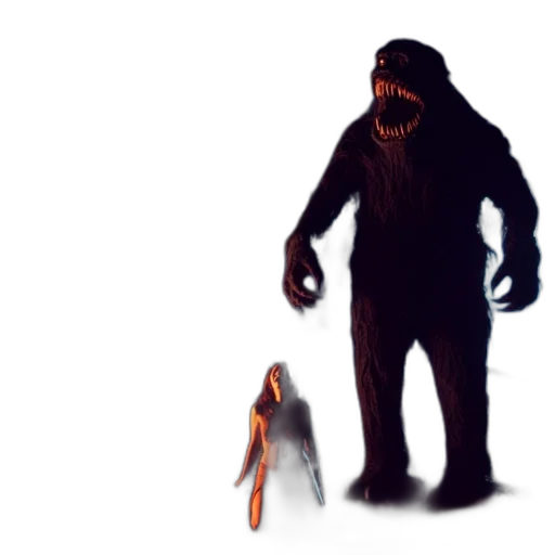 creature, animal, staff, mask transparent PNG cut-out