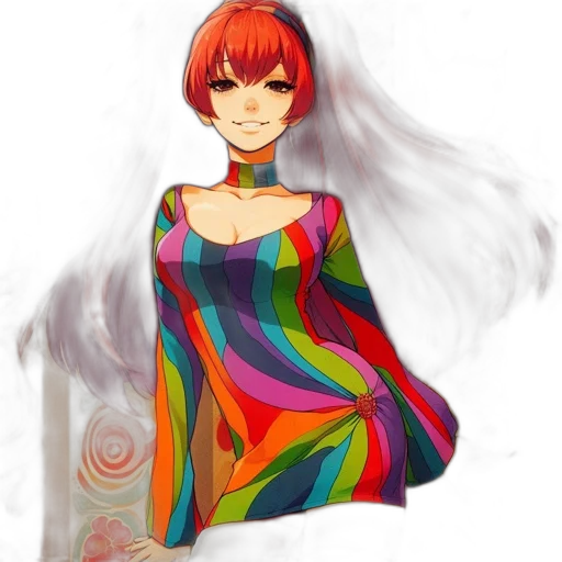 dress, anime, pixel art, fantasy art transparent PNG cut-out