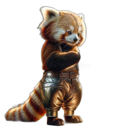 animal, staff, concept art, 3d render transparent PNG cut-out