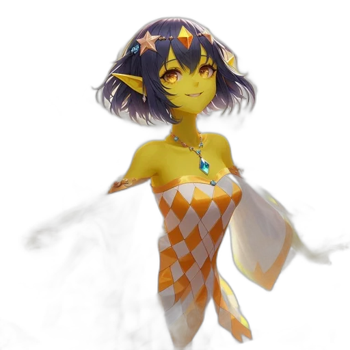 staff, dress, creature, mask transparent PNG cut-out