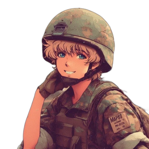 weapon, face, hat, dress transparent PNG cut-out
