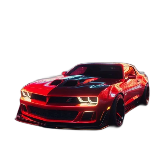 car, animal, weapon, 3d render transparent PNG cut-out
