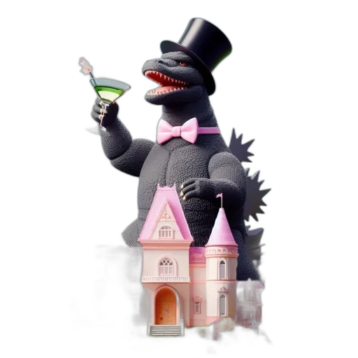 staff, animal, dragon, hat transparent PNG cut-out