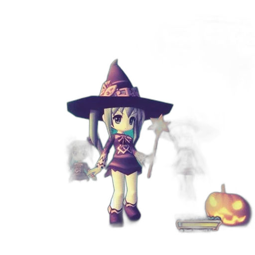 staff, hat, weapon, pixel art transparent PNG cut-out
