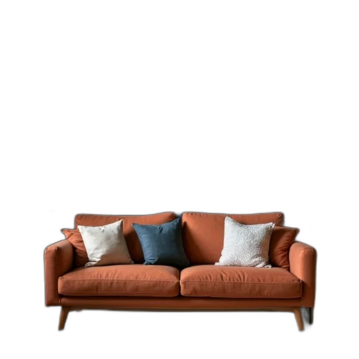 furniture, 3d render, photorealistic, earth tones transparent PNG cut-out