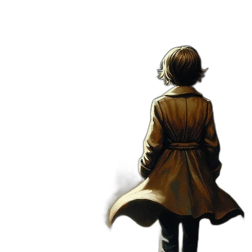 jacket, umbrella, weapon, staff transparent PNG cut-out