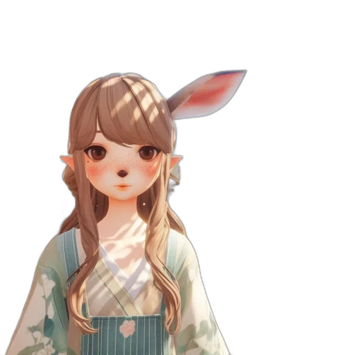 dress, staff, mask, creature transparent PNG cut-out