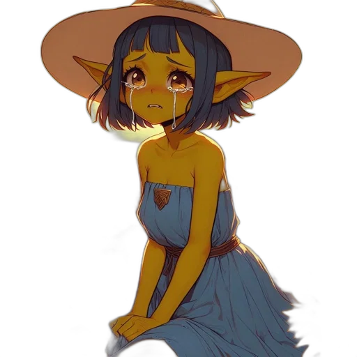 dress, creature, mask, hat transparent PNG cut-out