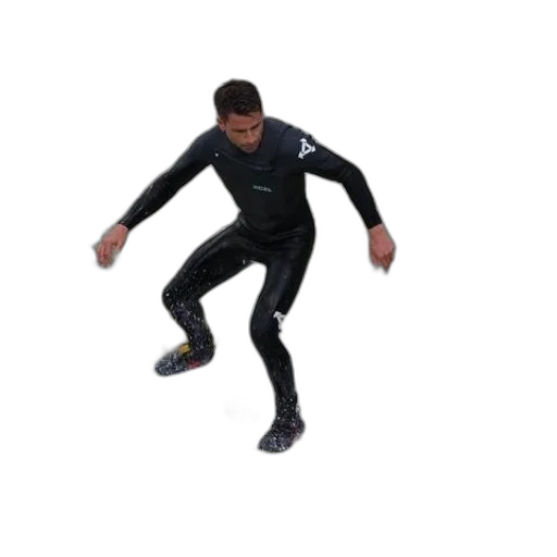 creature, jacket, shoes, staff transparent PNG cut-out