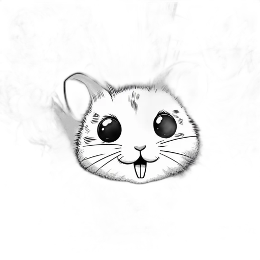 animal, face, creature, photorealistic transparent PNG cut-out