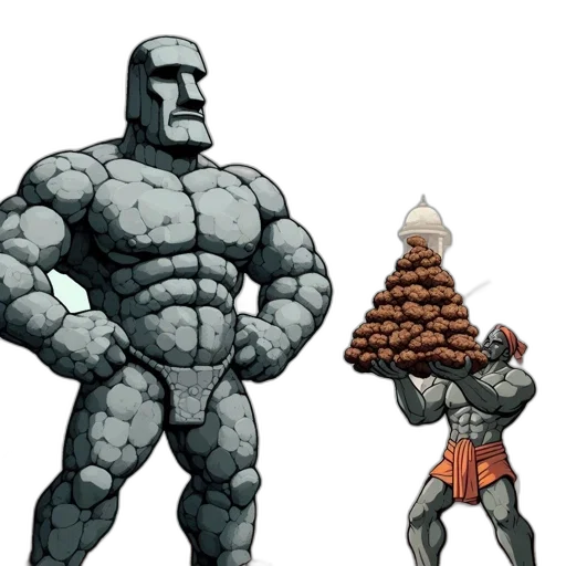 food, robot, concept art, pixel art transparent PNG cut-out