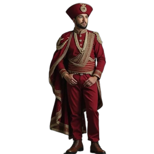 staff, jacket, crown, concept art transparent PNG cut-out