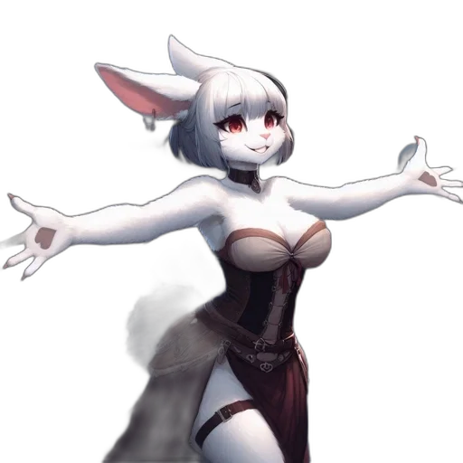dress, robot, staff, creature transparent PNG cut-out