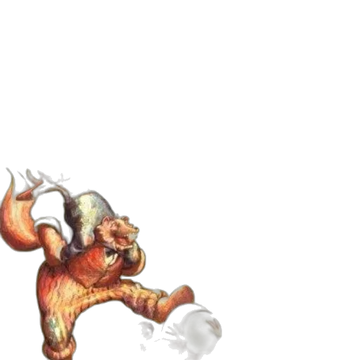 dragon, creature, staff, hair transparent PNG cut-out