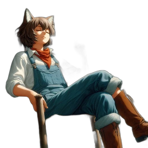 staff, furniture, jacket, animal transparent PNG cut-out