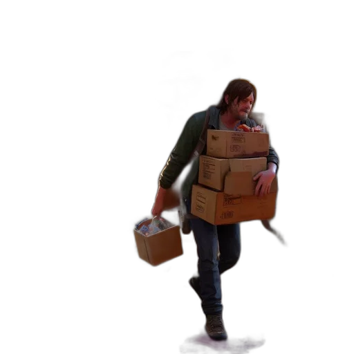 jacket, furniture, concept art, 3d render transparent PNG cut-out
