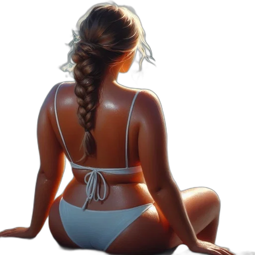 jewelry, dress, hair, photorealistic transparent PNG cut-out
