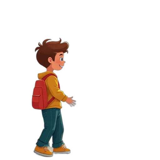 jacket, robot, creature, 3d render transparent PNG cut-out