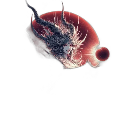 dragon, creature, hair, animal transparent PNG cut-out