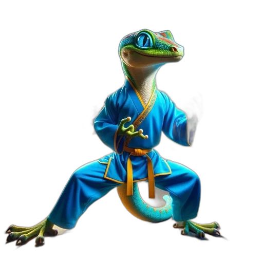 dragon, animal, staff, creature transparent PNG cut-out