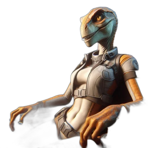 robot, creature, dragon, concept art transparent PNG cut-out