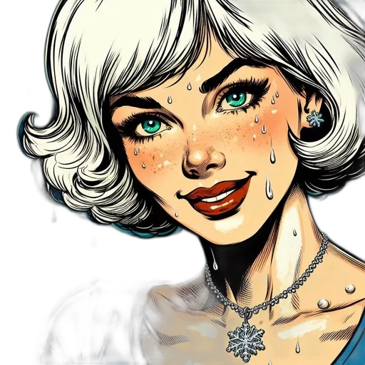 jewelry, comic book art, cartoon, photorealistic transparent PNG cut-out