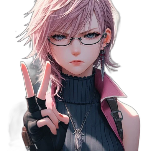 jacket, staff, weapon, face transparent PNG cut-out