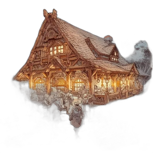 building, mask, concept art, fantasy art transparent PNG cut-out