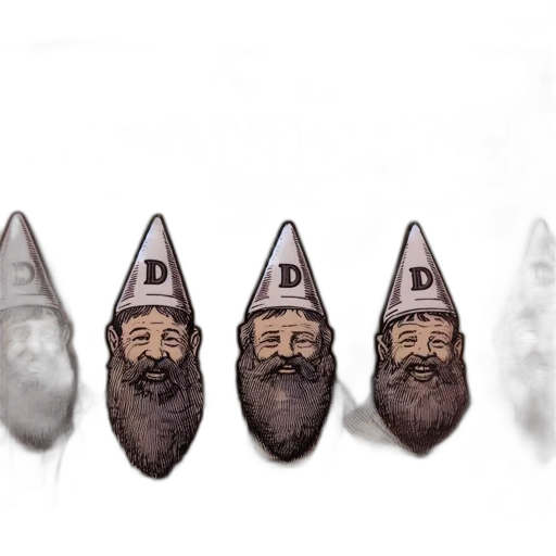 crown, hair, hat, staff transparent PNG cut-out