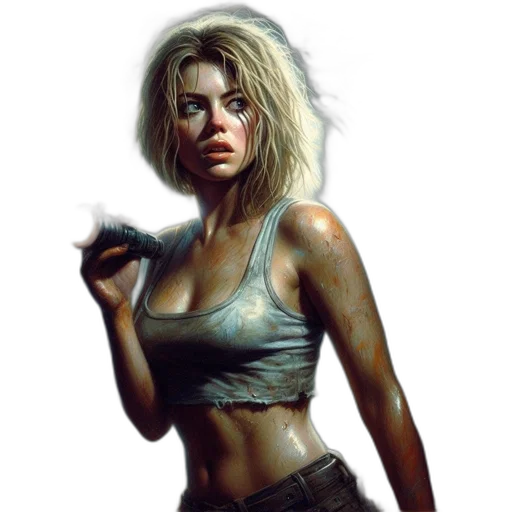 weapon, jacket, concept art, comic book art transparent PNG cut-out