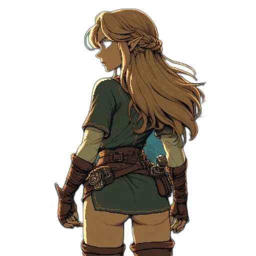sword, weapon, staff, dress transparent PNG cut-out