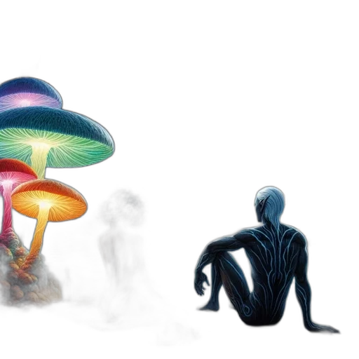 umbrella, hat, creature, concept art transparent PNG cut-out