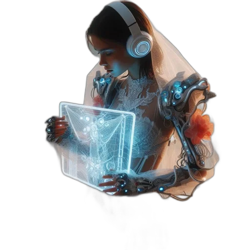 robot, mask, jewelry, creature transparent PNG cut-out