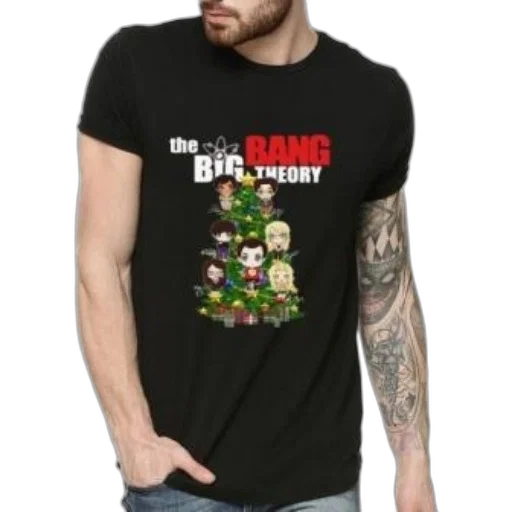 black, t-shirt, christmas, tree transparent PNG cut-out
