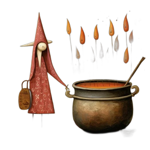 food, staff, hat, concept art transparent PNG cut-out