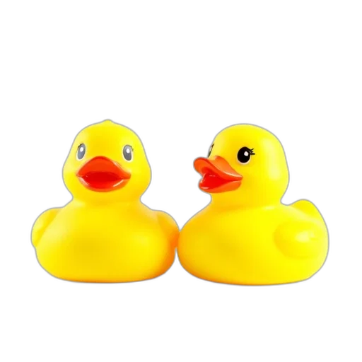3d render, photorealistic, two, yellow transparent PNG cut-out