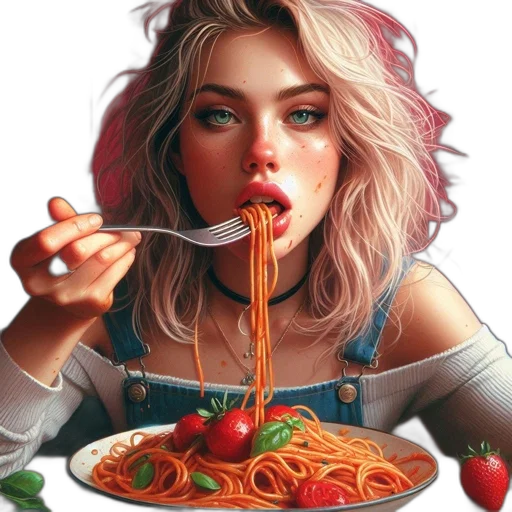 food, face, dress, jewelry transparent PNG cut-out