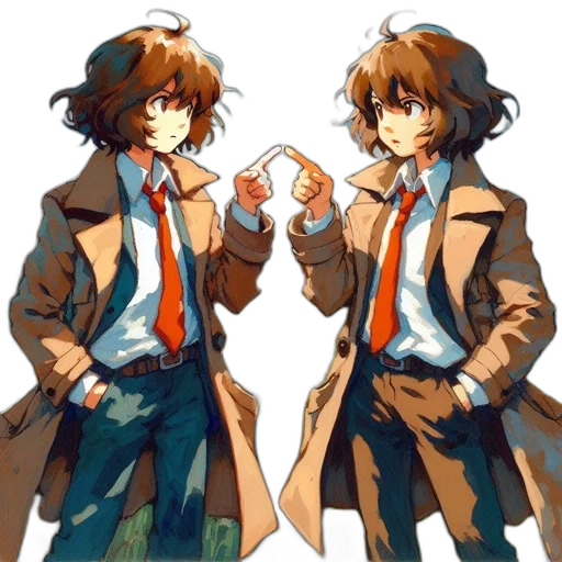 jacket, concept art, pixel art, anime transparent PNG cut-out