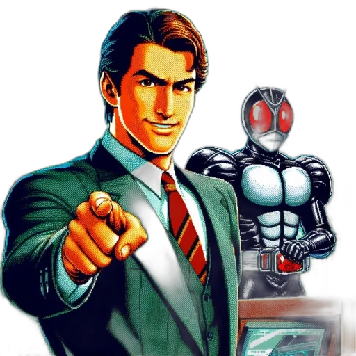 robot, jacket, weapon, comic book art transparent PNG cut-out